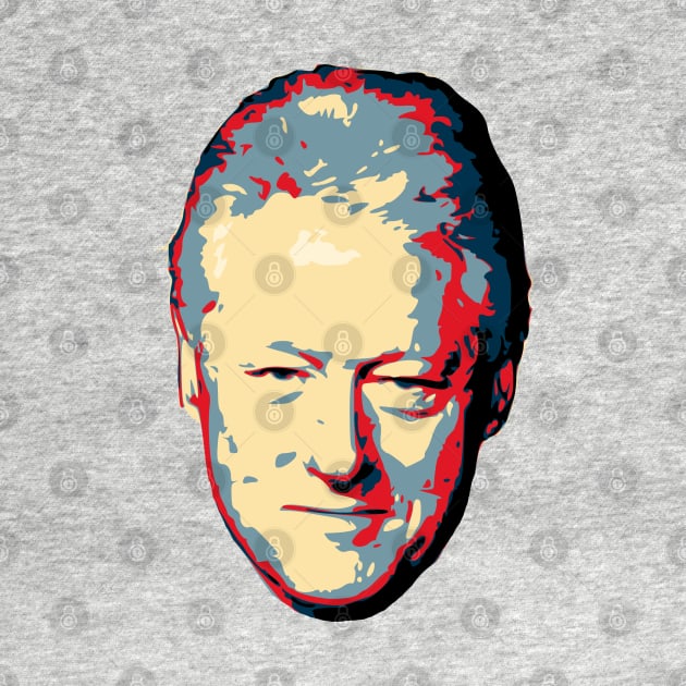 Bill Clinton Pop Art by Nerd_art